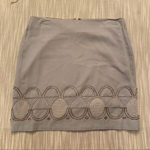 Banana Republic Gray skirt with jewels